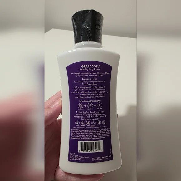 NEW Sealed Goose Creek 'Grape Soda' Scent Soothing Body Lotion 8.4 fl oz - Picture 2 of 7